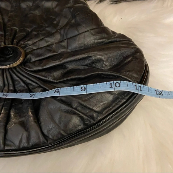 Vintage black women’s crossbody purse 1980’s - Picture 12 of 15